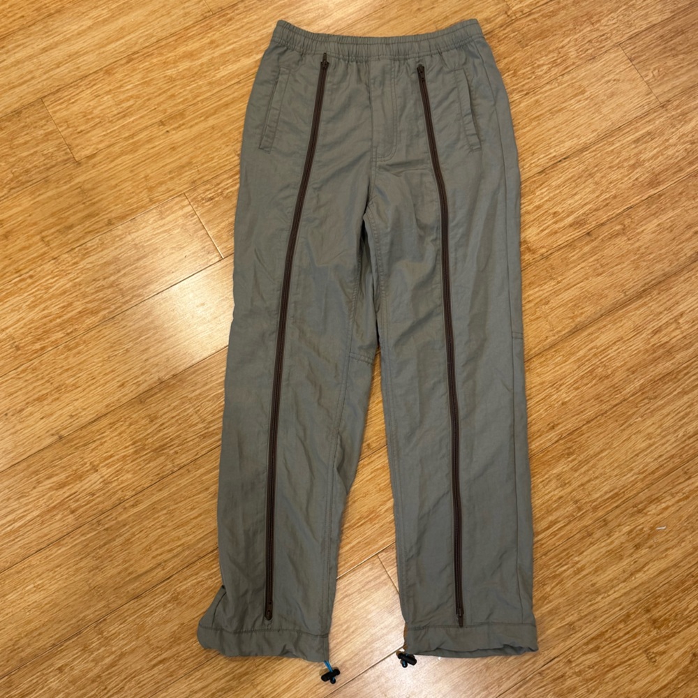 Triple five soul pleasures khaki green windbreaker track pants